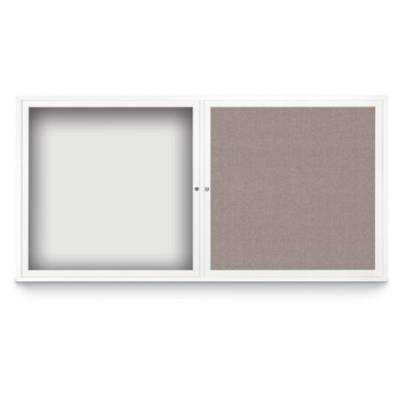 United Visual Products Corkboard, Keylime/Black, 60"x36" UV432HPLUS-BLACK-KEYLIME